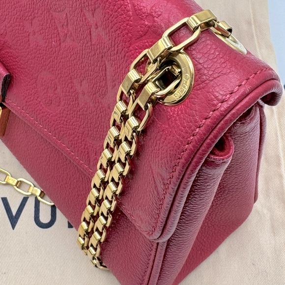 Louis Vuitton Rose Jaipur Monogram Empreinte Leather St Germain PM Bag - Picture 10 of 17